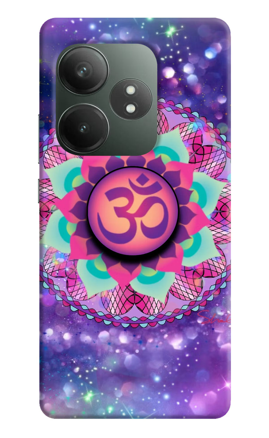Om Purple Realme GT 6T 5G Pop Case, Hard case