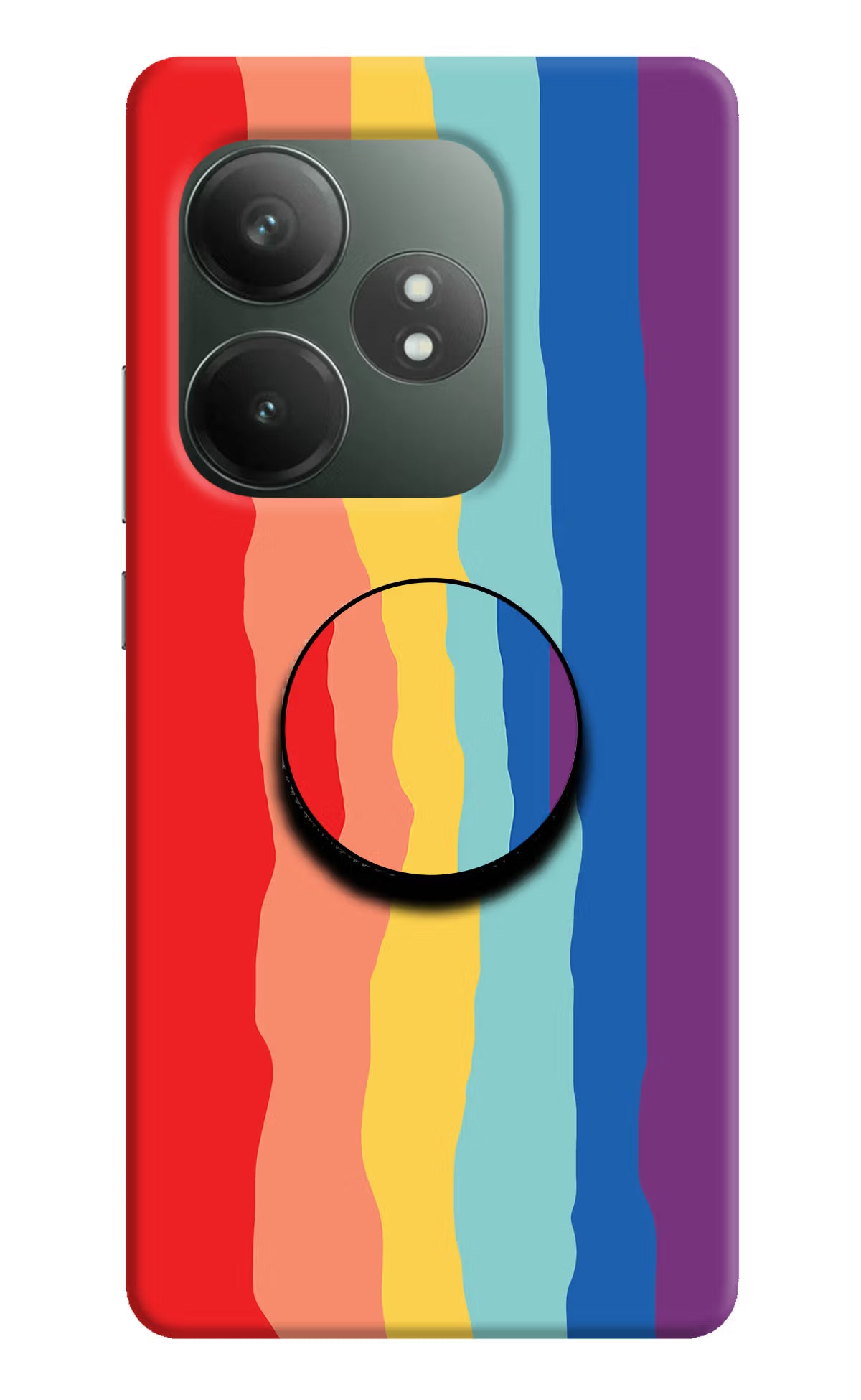 Rainbow Realme GT 6T 5G Pop Case by Casekaro