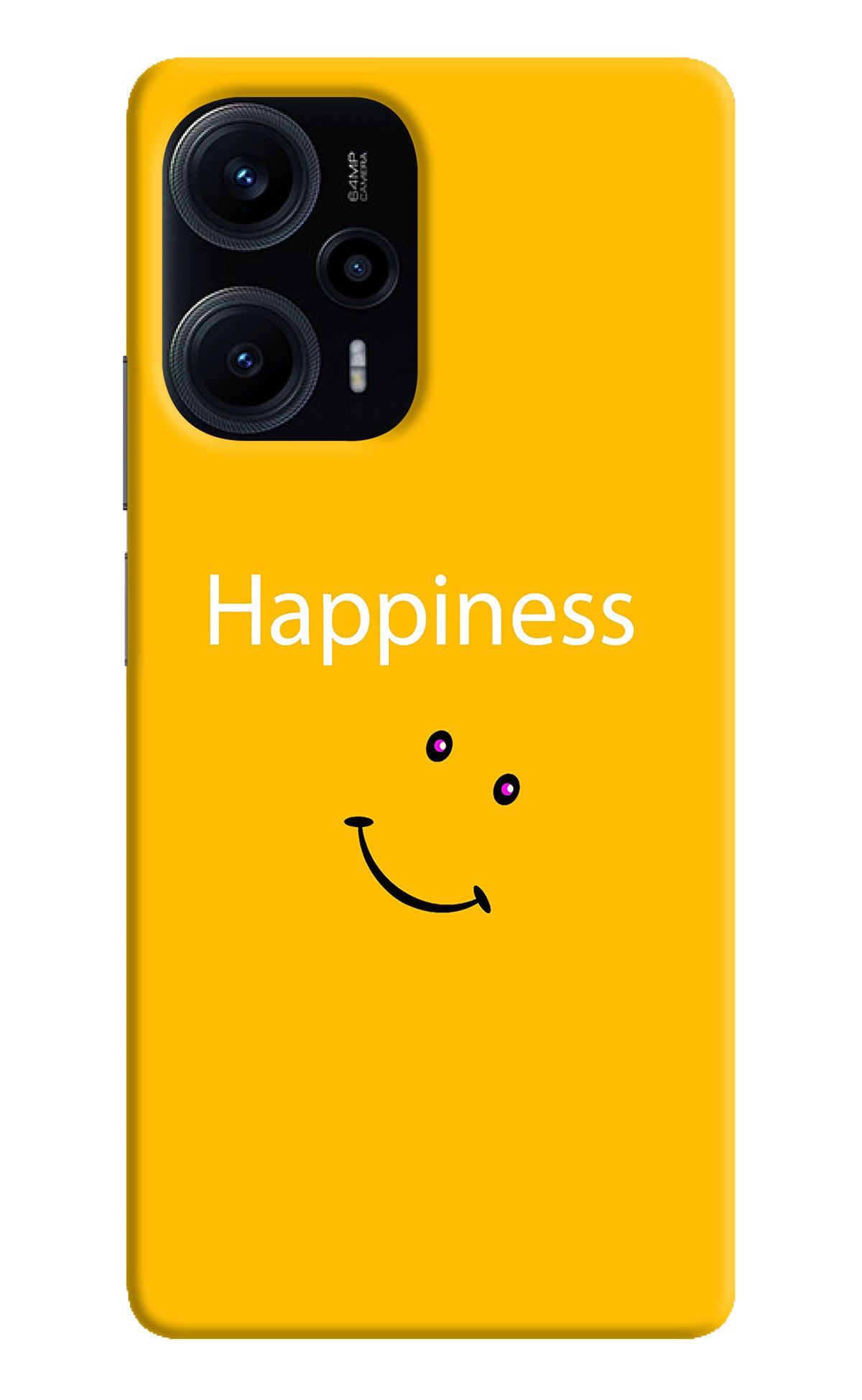 Happiness With Smiley Poco F5 5G Back Cover