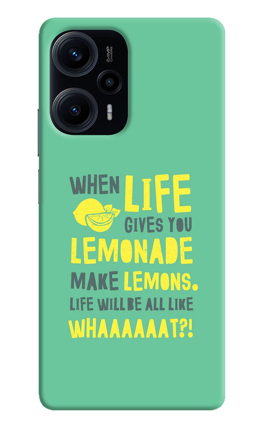 Quote Poco F5 5G Back Cover