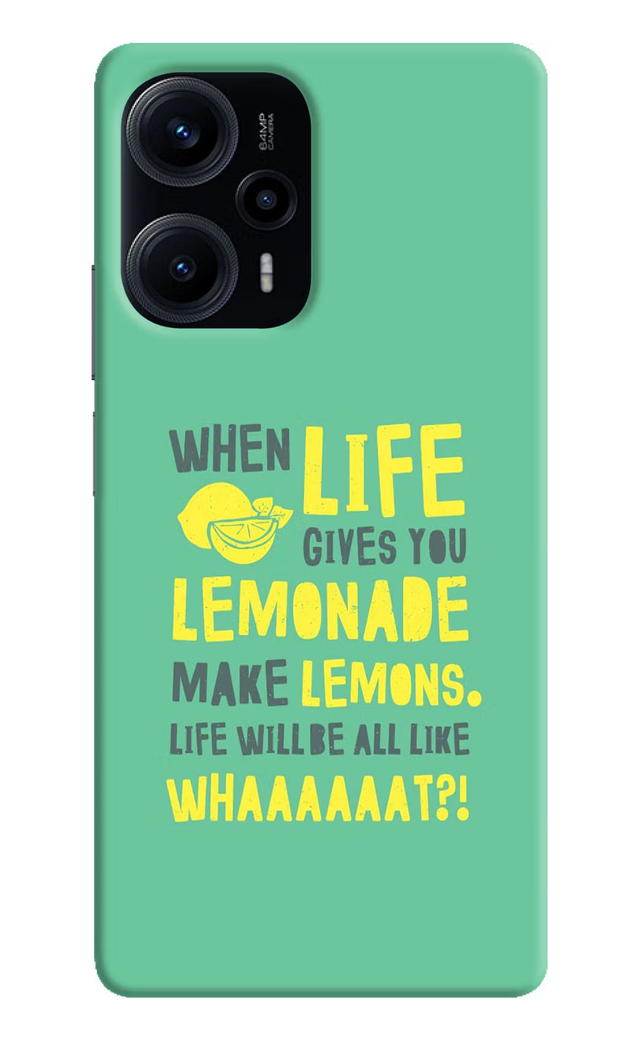 Quote Poco F5 5G Back Cover, Hard case