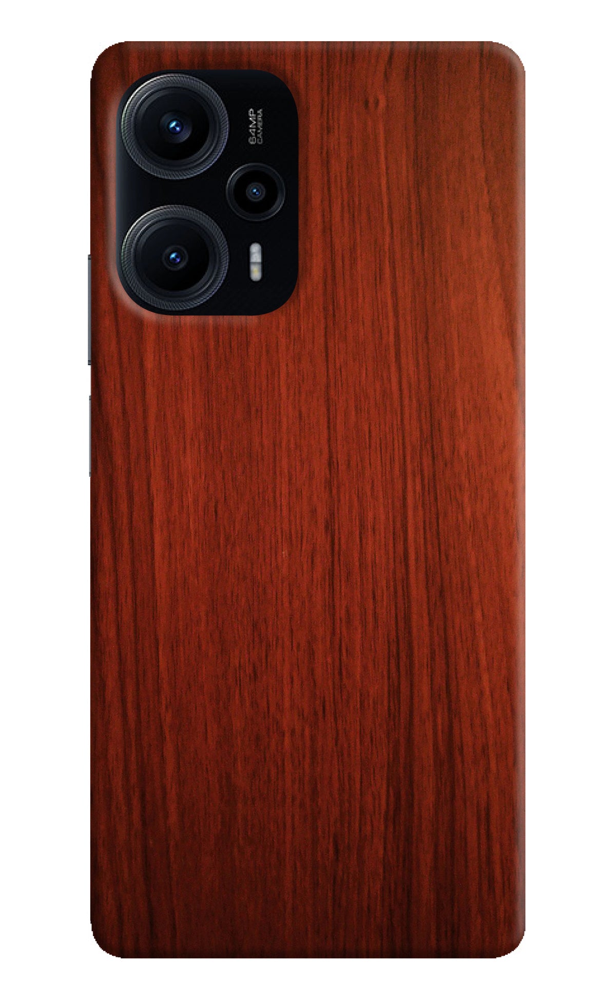 Wooden Plain Pattern Poco F5 5G Back Cover