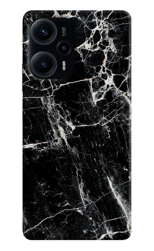 Black Marble Texture Poco F5 5G Back Cover