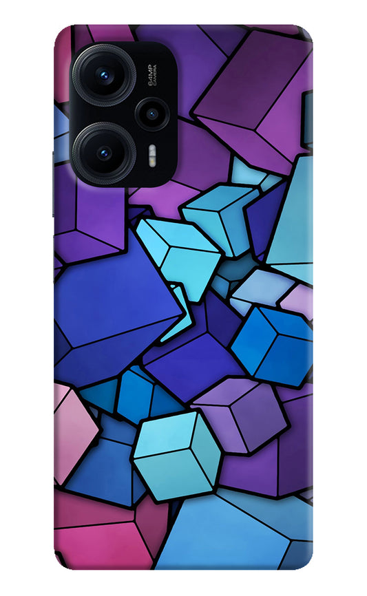 Cubic Abstract Poco F5 5G Back Cover