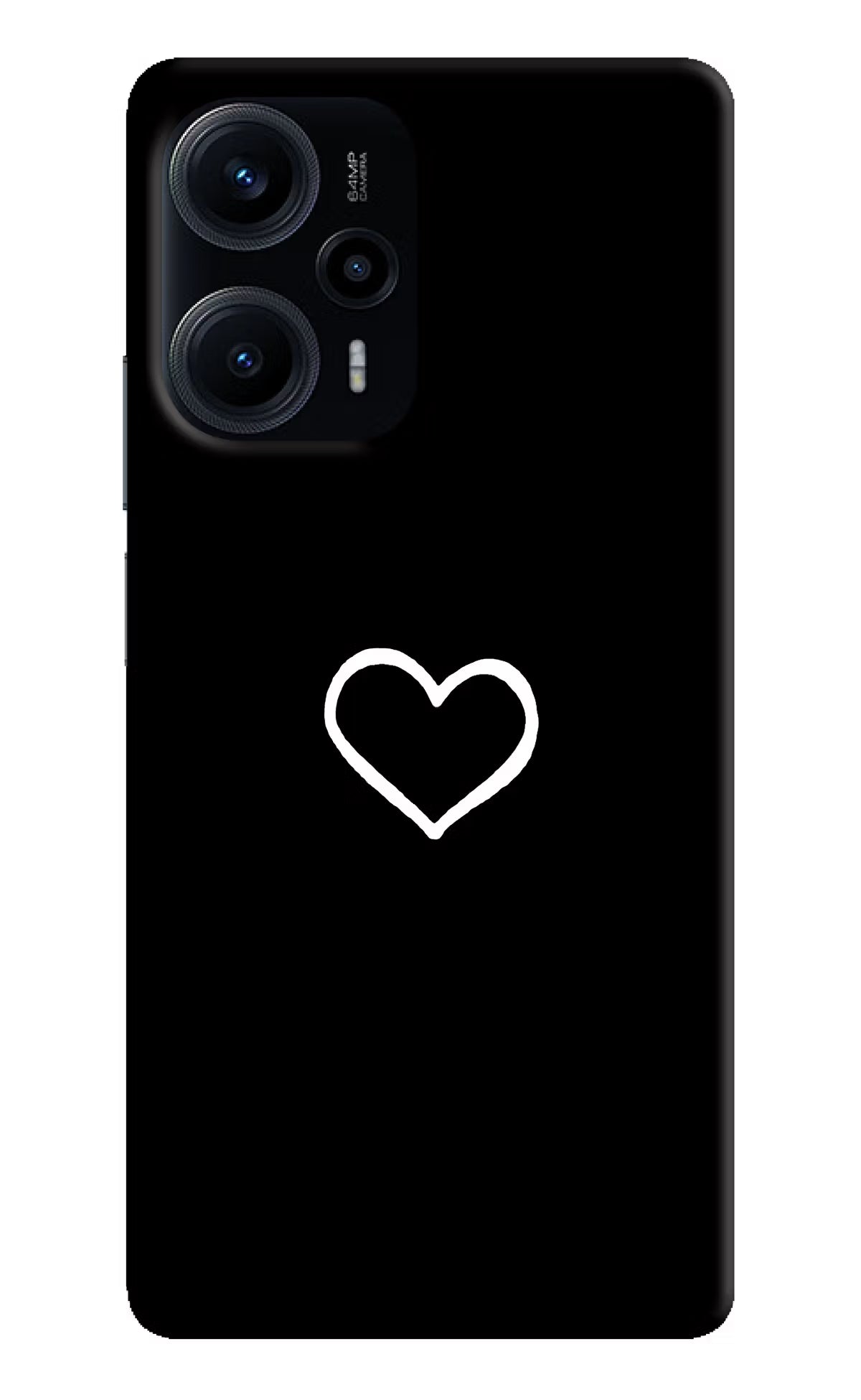 Heart Poco F5 5G Hard Case Back Cover by Casekaro