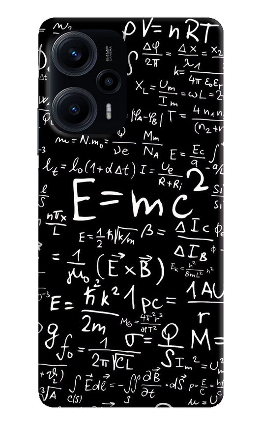 Physics Formula Poco F5 5G Hard Case Back Cover by Casekaro