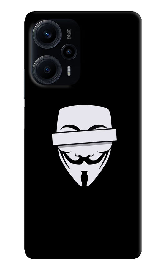 Anonymous Face Poco F5 5G Hard Case Back Cover by Casekaro