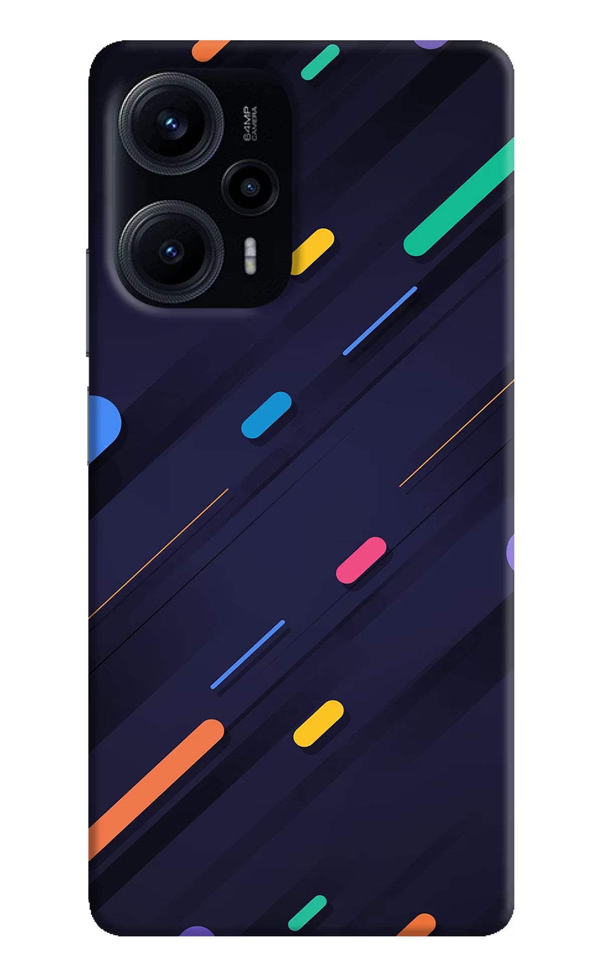 Abstract Design Poco F5 5G Hard Case Back Cover by Casekaro