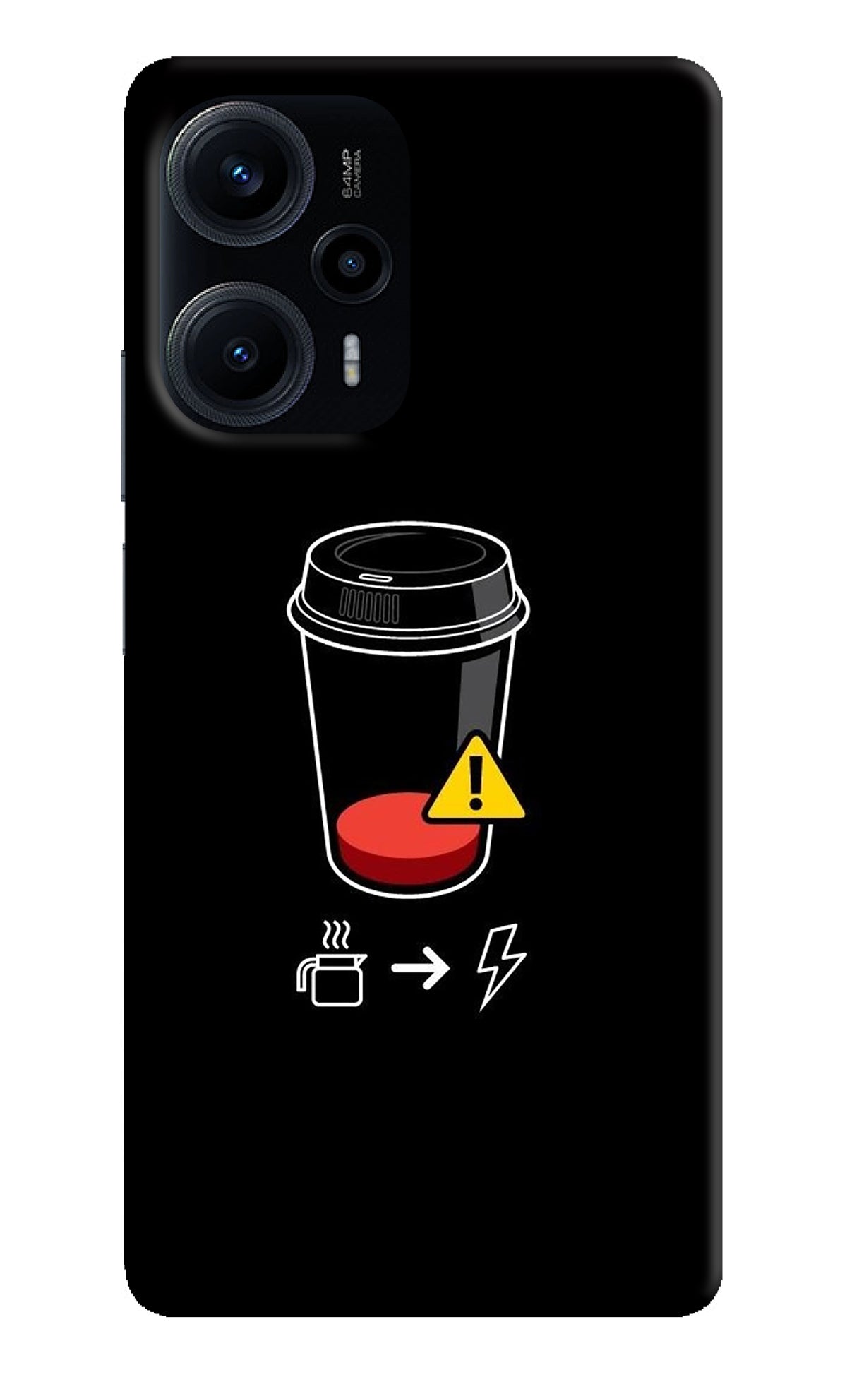 Coffee Poco F5 5G Back Cover