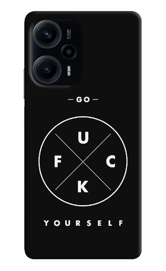 Go Fuck Yourself Poco F5 5G Back Cover