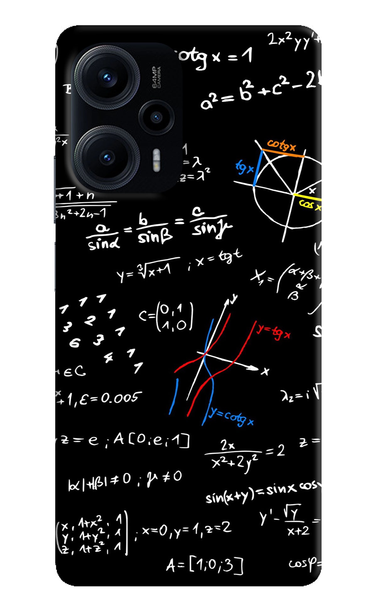 Mathematics Formula Poco F5 5G Back Cover