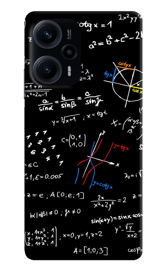 Mathematics Formula Poco F5 5G Hard Case Back Cover by Casekaro