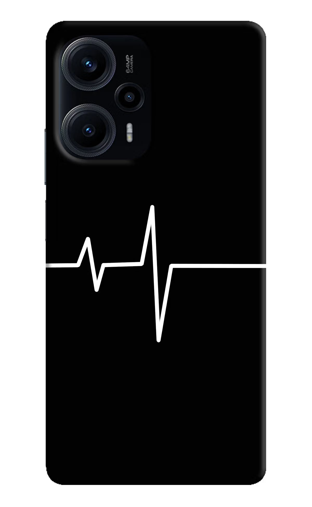 Heart Beats Poco F5 5G Hard Case Back Cover by Casekaro