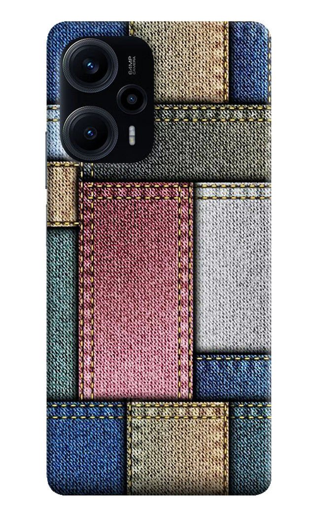 Multicolor Jeans Poco F5 5G Hard Case Back Cover by Casekaro