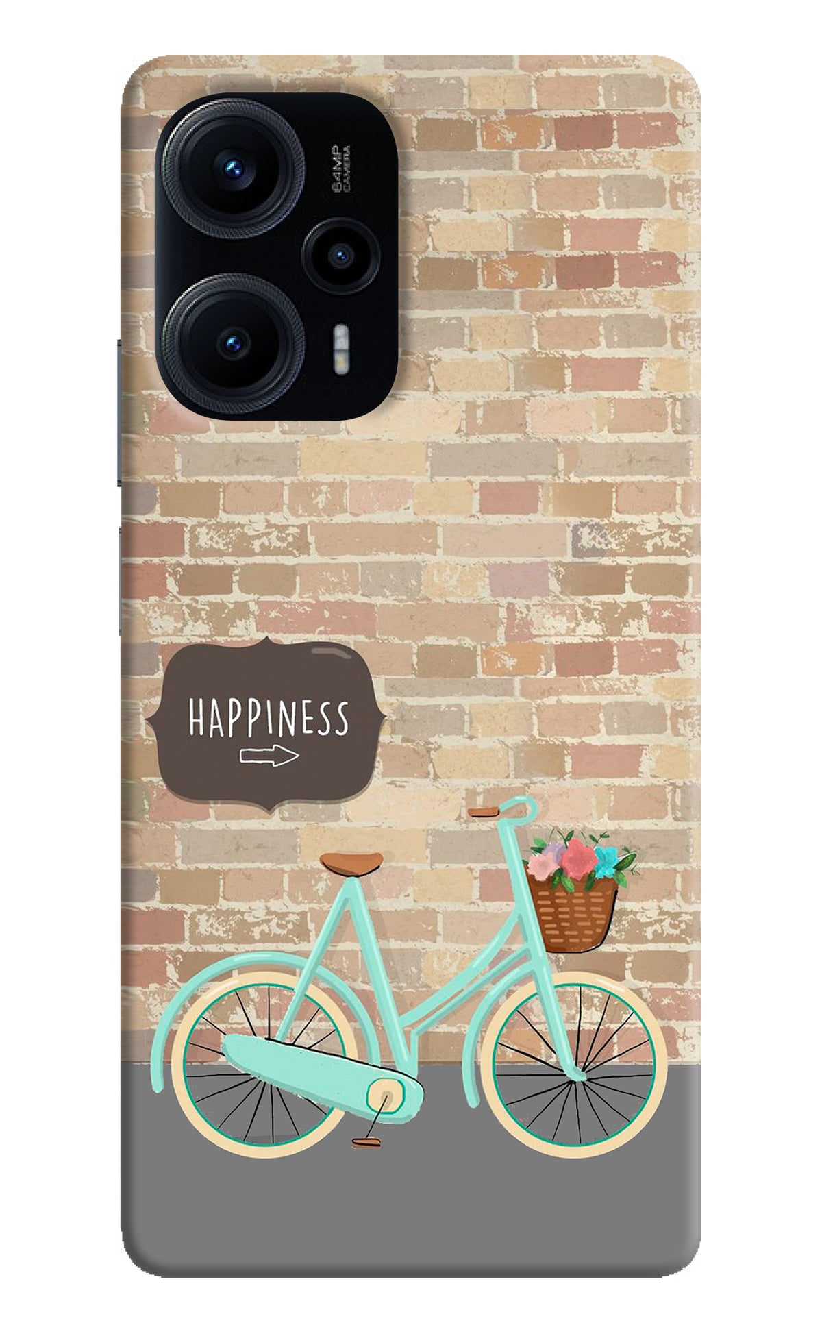 Happiness Artwork Poco F5 5G Back Cover