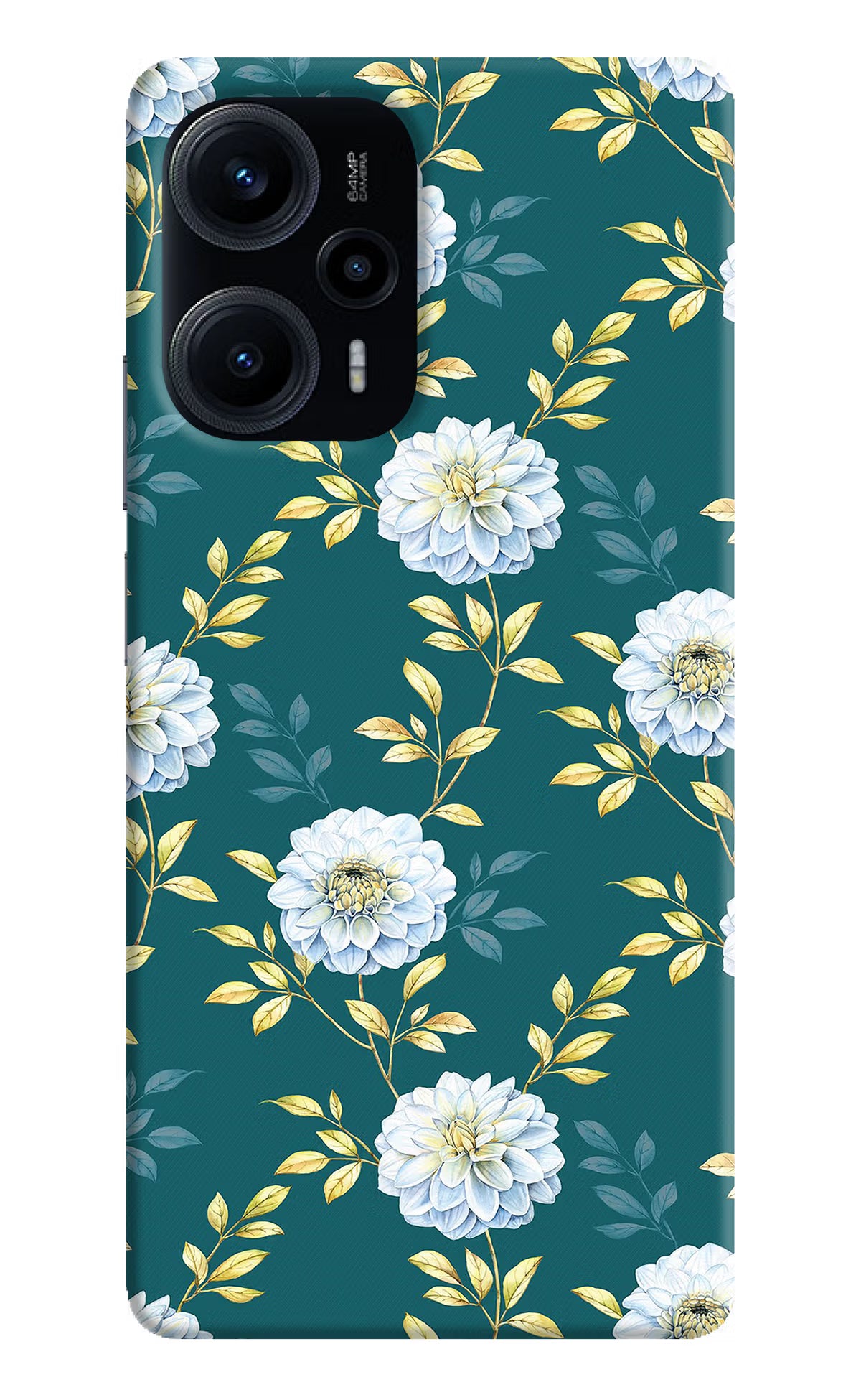 Flowers Poco F5 5G Hard Case Back Cover by Casekaro