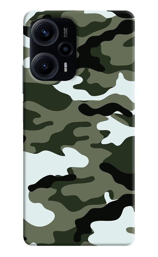 Camouflage Poco F5 5G Hard Case Back Cover by Casekaro