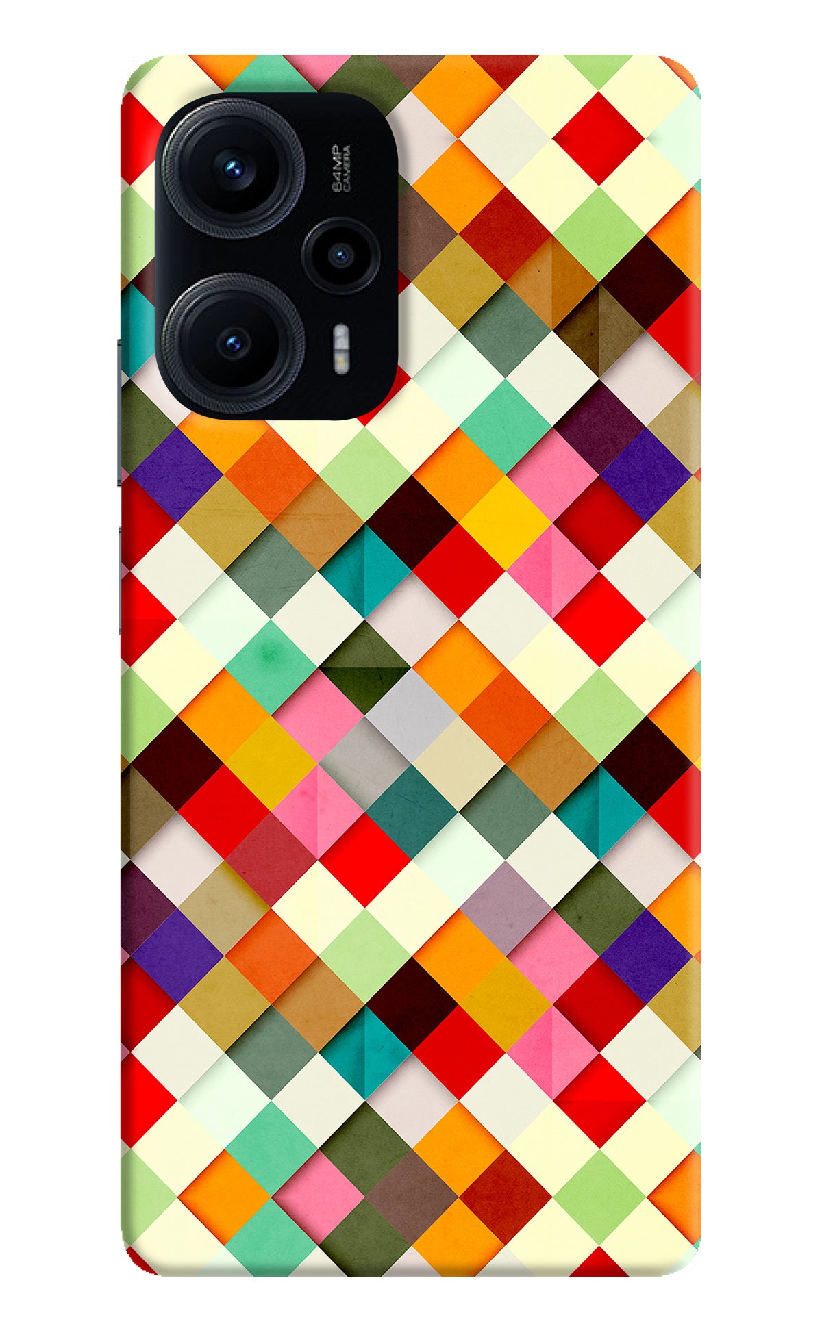 Geometric Abstract Colorful Poco F5 5G Back Cover