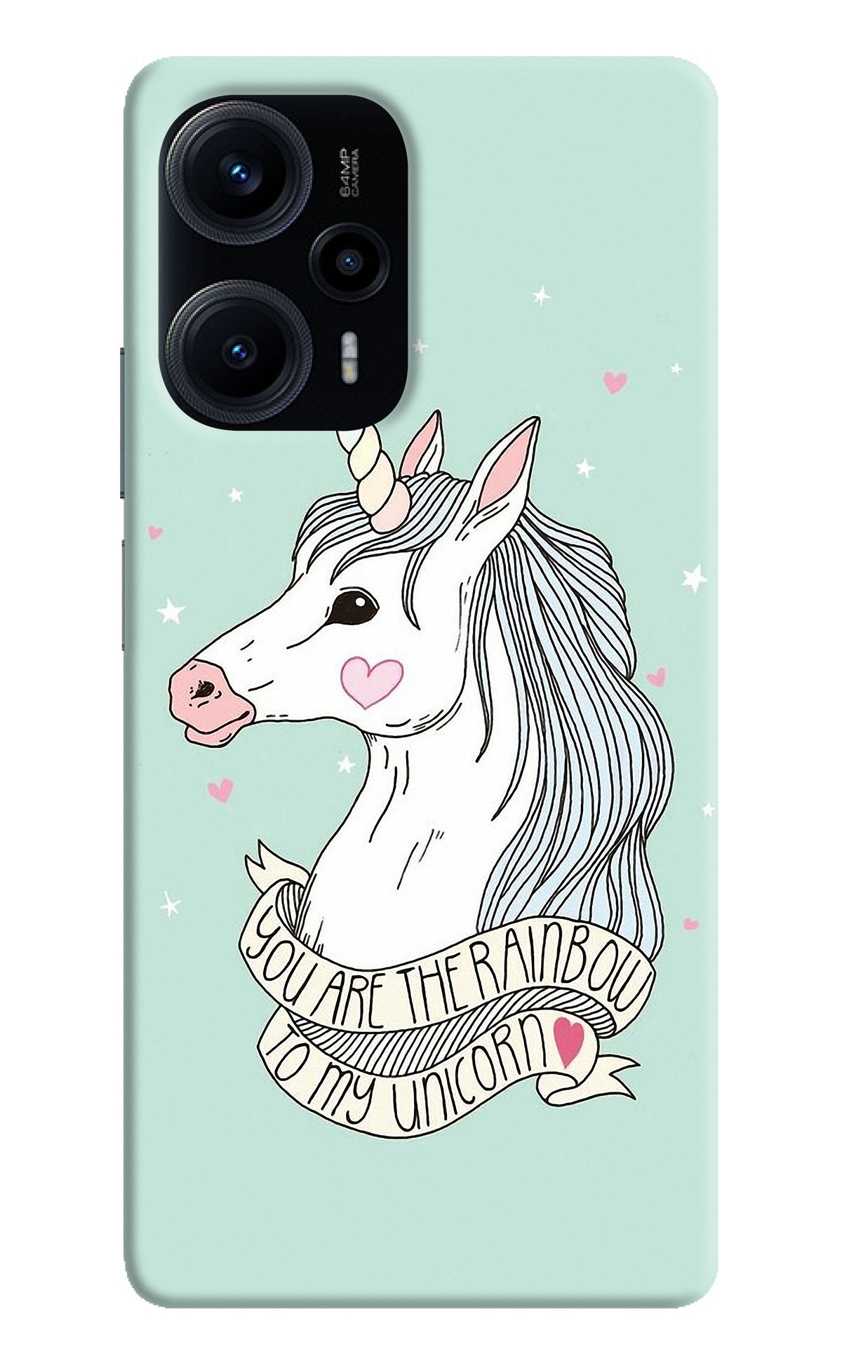 Unicorn Wallpaper Poco F5 5G Back Cover