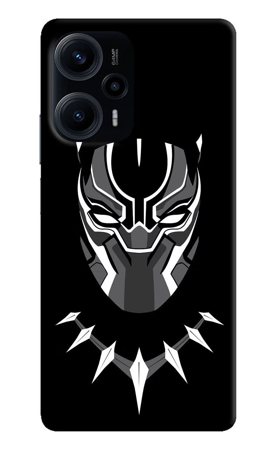 Black Panther Poco F5 5G Back Cover, Hard case