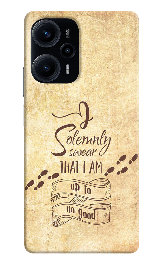 I Solemnly swear that i up to no good Poco F5 5G Hard Case Back Cover by Casekaro