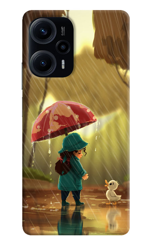 Rainy Day Poco F5 5G Hard Case Back Cover by Casekaro
