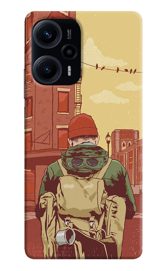 Adventurous Poco F5 5G Hard Case Back Cover by Casekaro