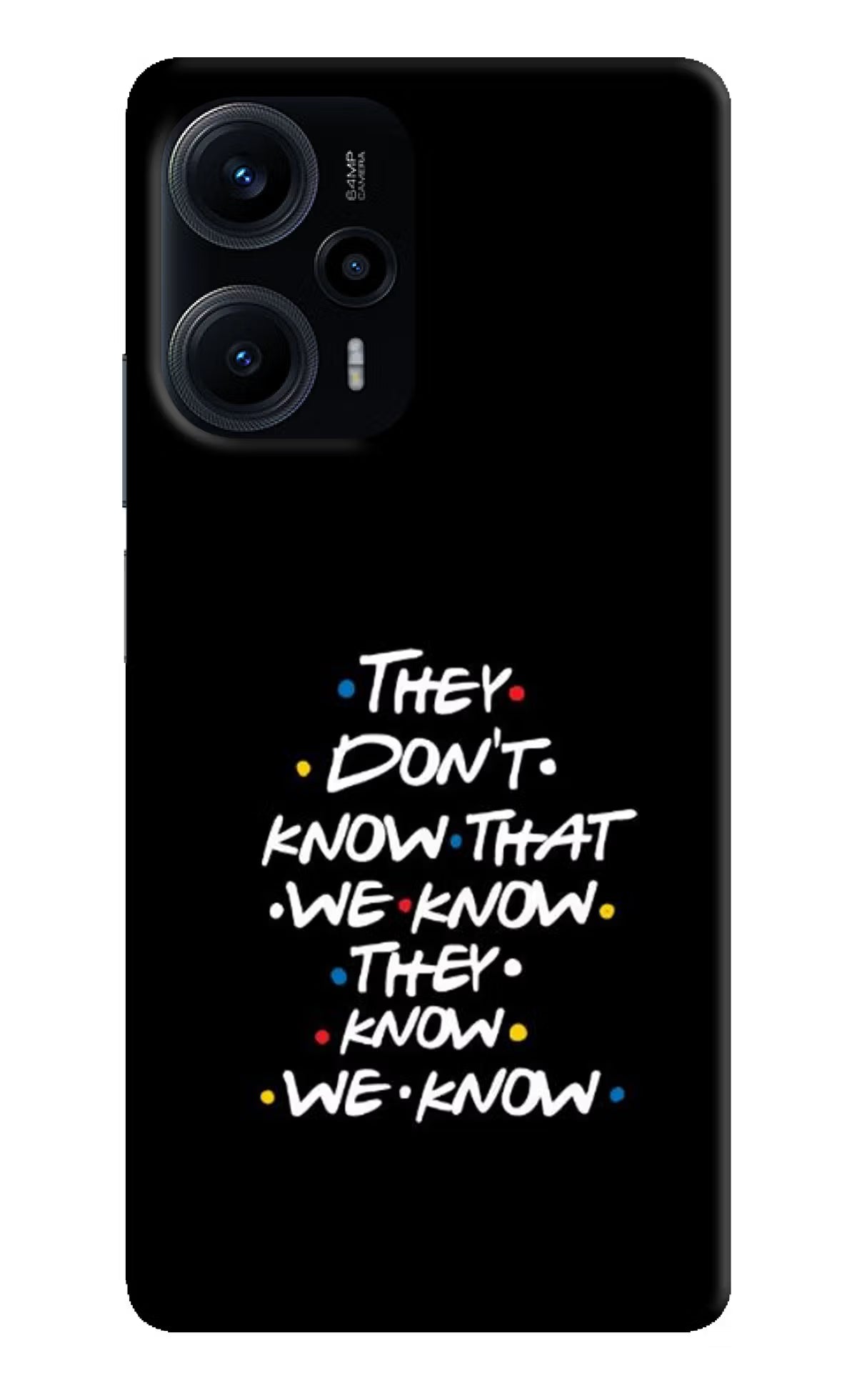 FRIENDS Dialogue Poco F5 5G Hard Case Back Cover by Casekaro