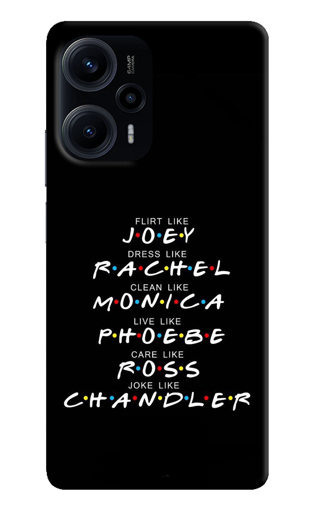 FRIENDS Character Poco F5 5G Back Cover