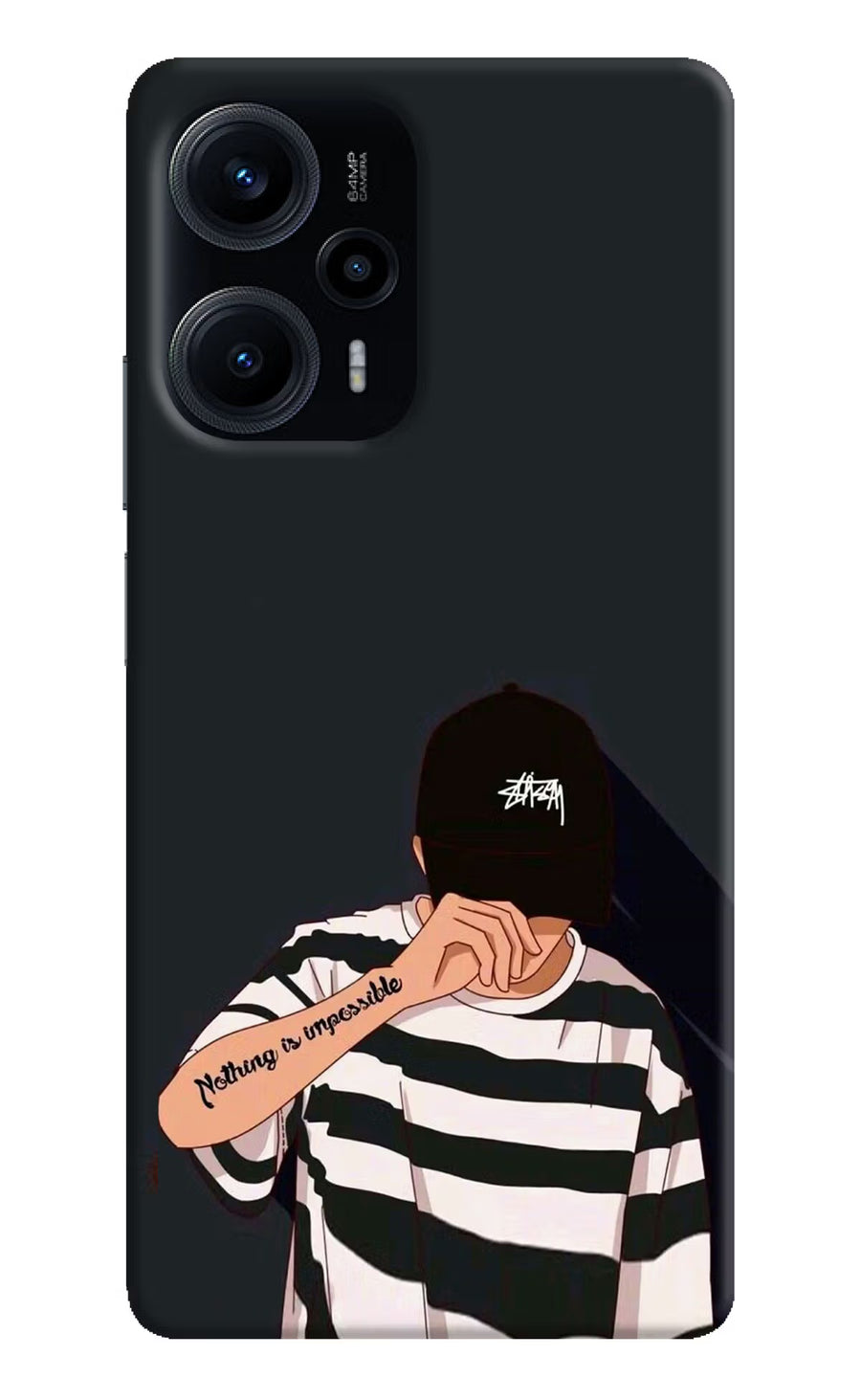 Aesthetic Boy Poco F5 5G Back Cover, Hard case