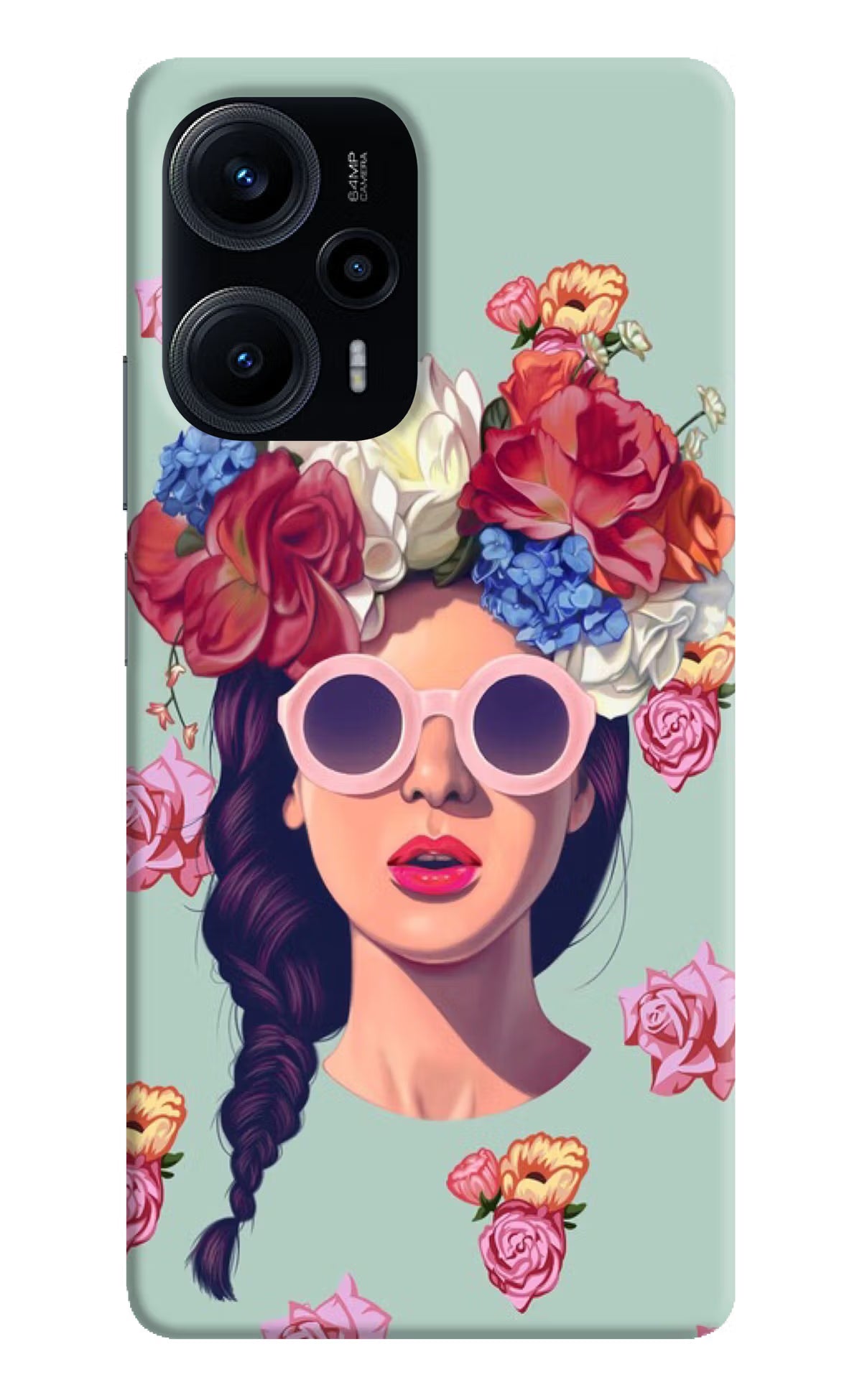 Pretty Girl Poco F5 5G Hard Case Back Cover by Casekaro