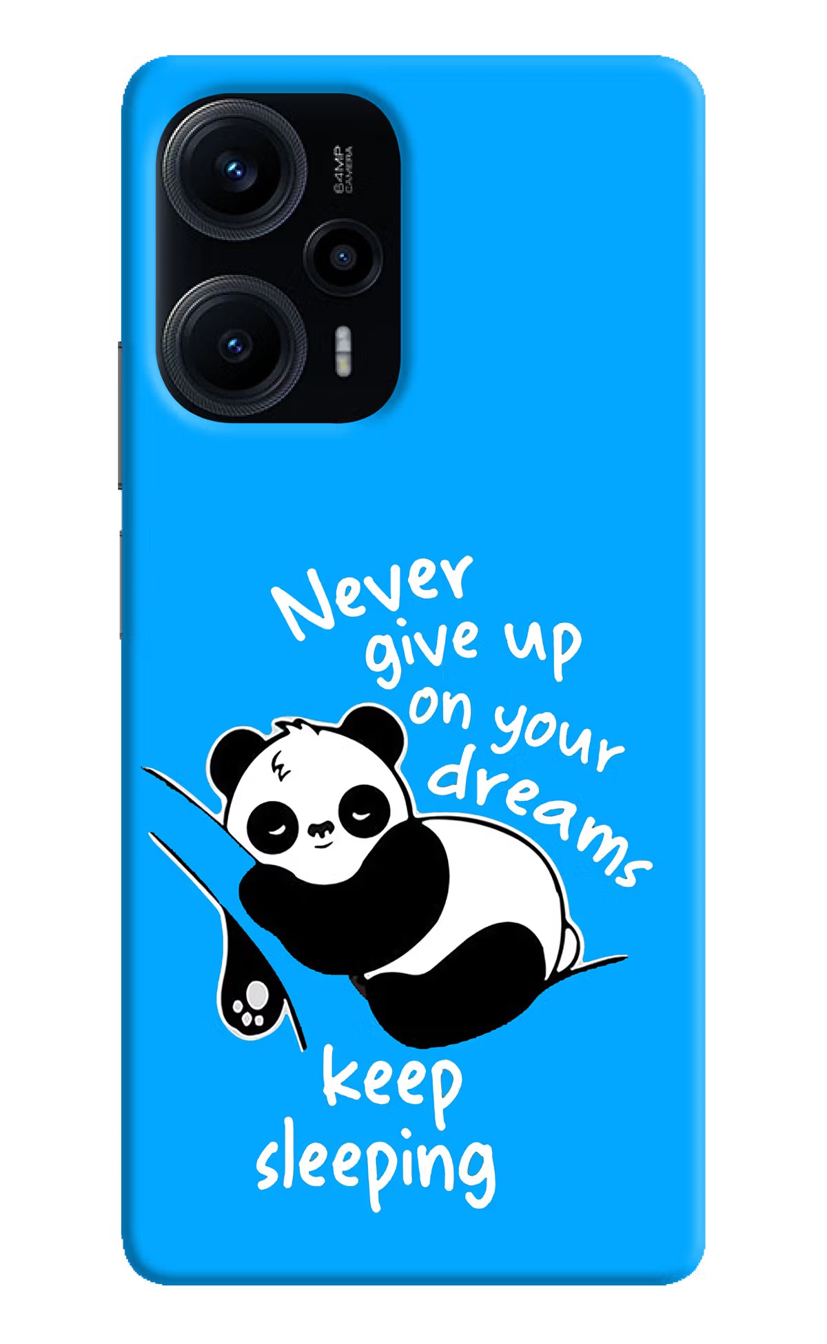 Keep Sleeping Poco F5 5G Hard Case Back Cover by Casekaro