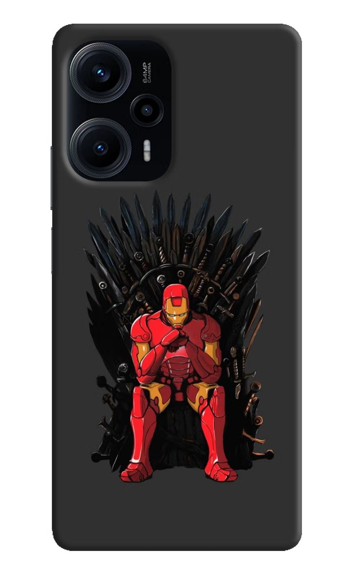 Ironman Throne Poco F5 5G Hard Case Back Cover by Casekaro