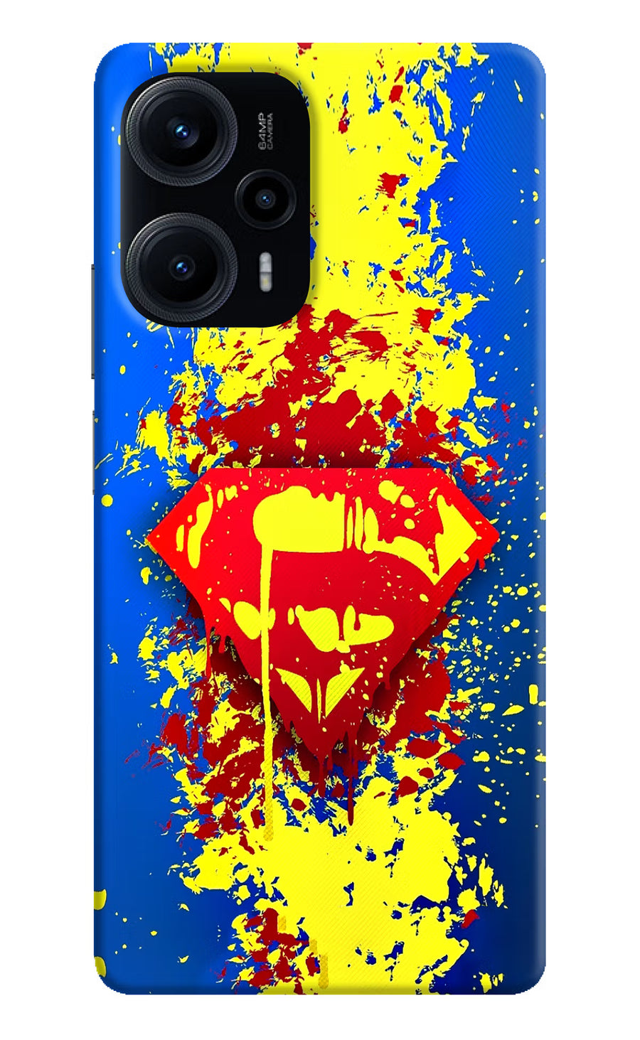 Superman logo Poco F5 5G Back Cover, Hard case