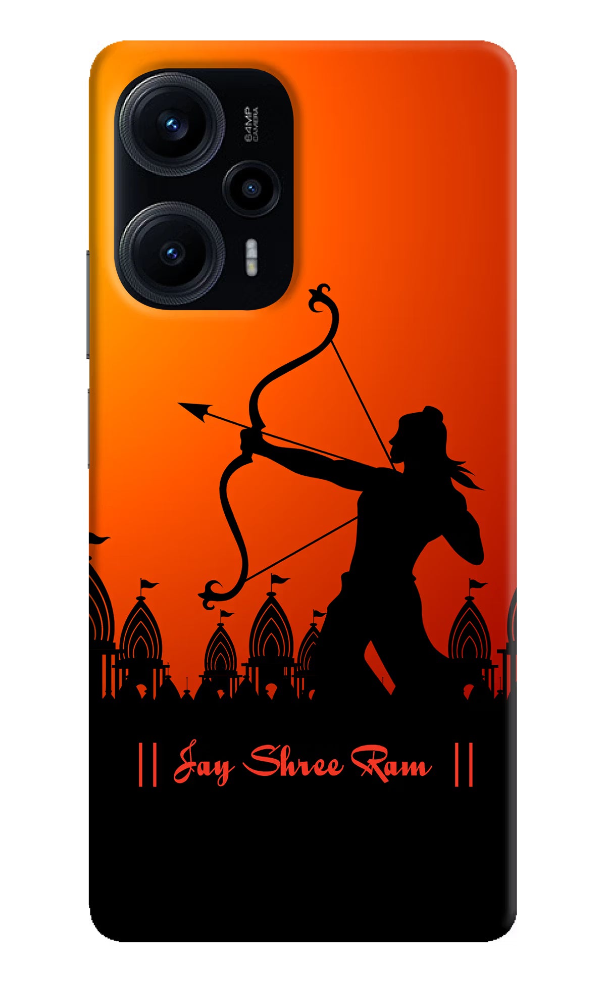 Lord Ram - 4 Poco F5 5G Hard Case Back Cover by Casekaro