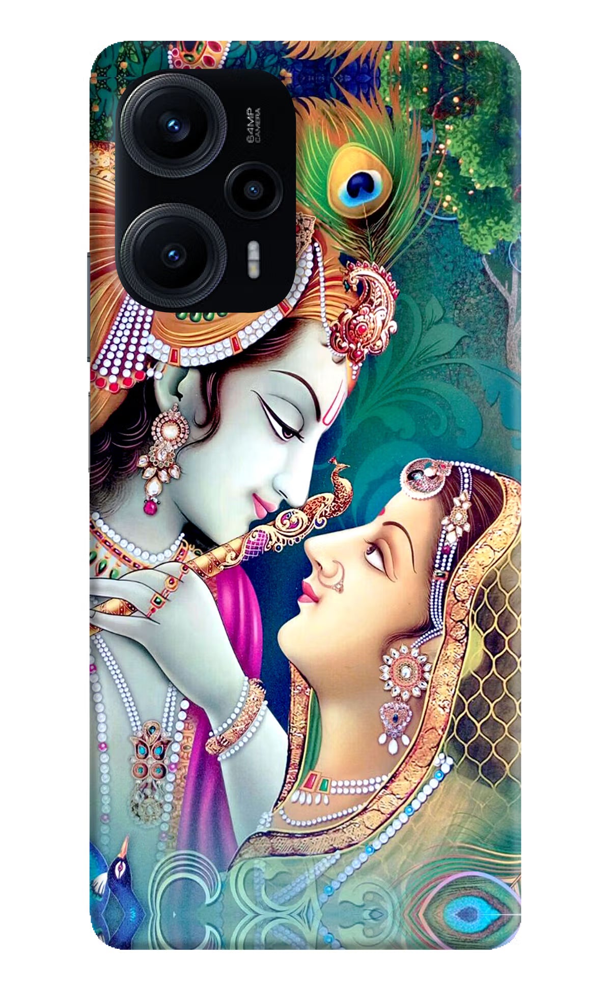 Lord Radha Krishna Poco F5 5G Hard Case Back Cover by Casekaro