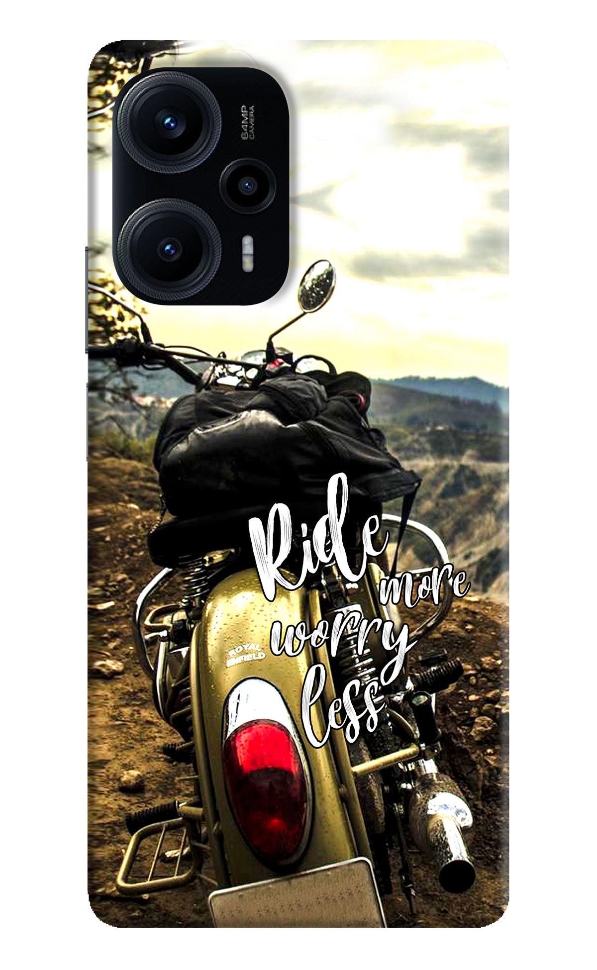 Ride More Worry Less Poco F5 5G Back Cover