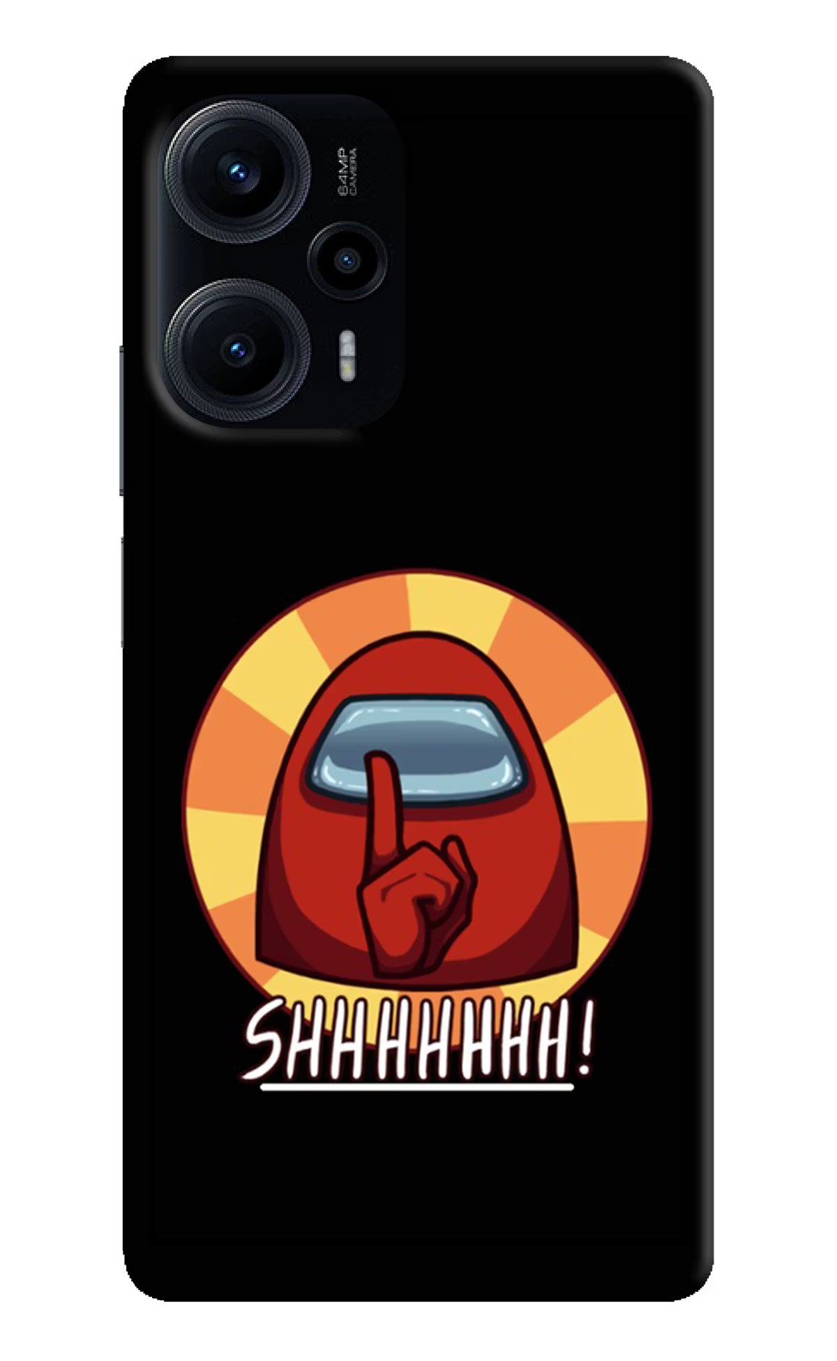 Among Us Shhh! Poco F5 5G Hard Case Back Cover by Casekaro