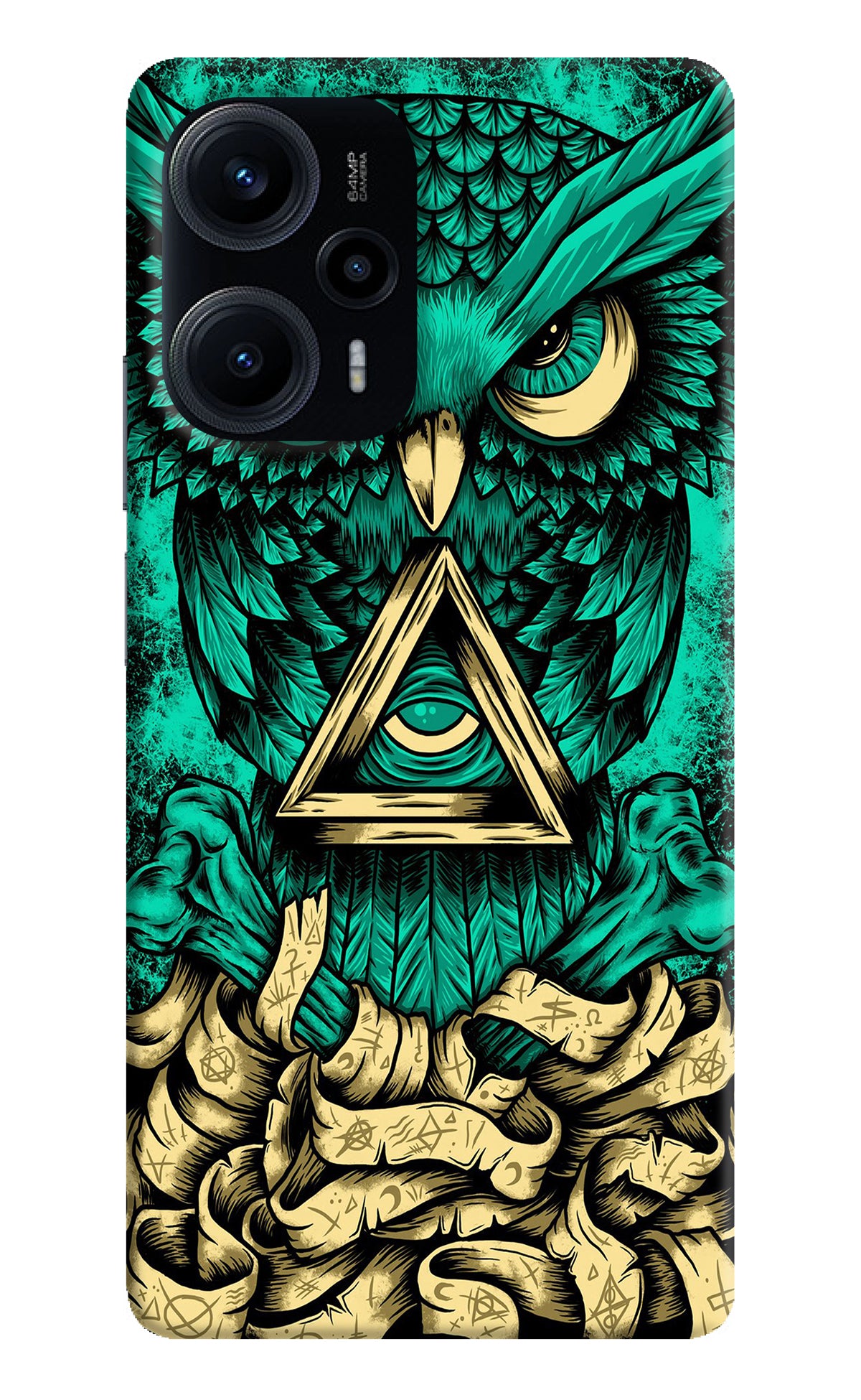 Green Owl Poco F5 5G Back Cover