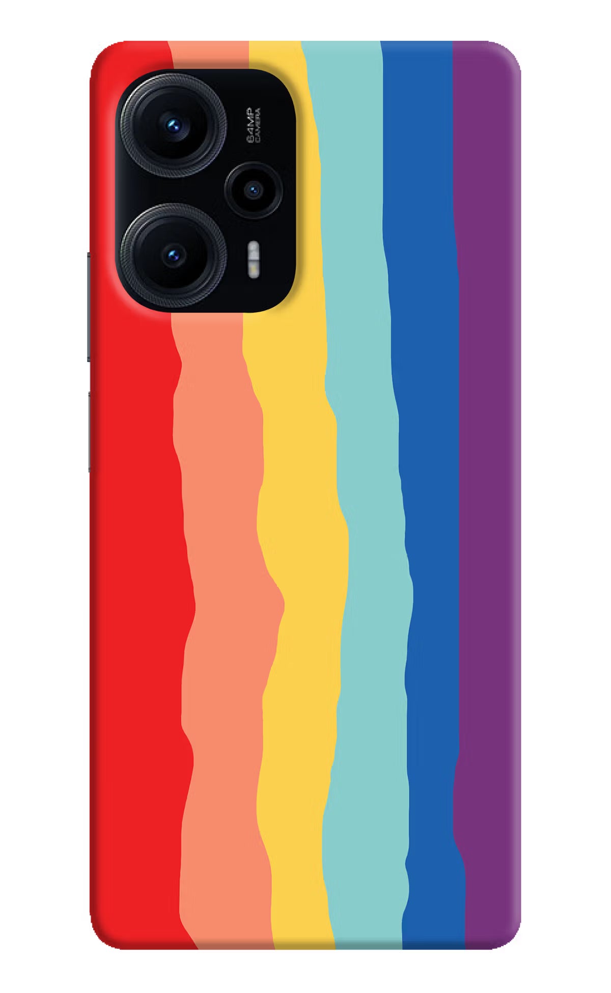 Rainbow Poco F5 5G Hard Case Back Cover by Casekaro