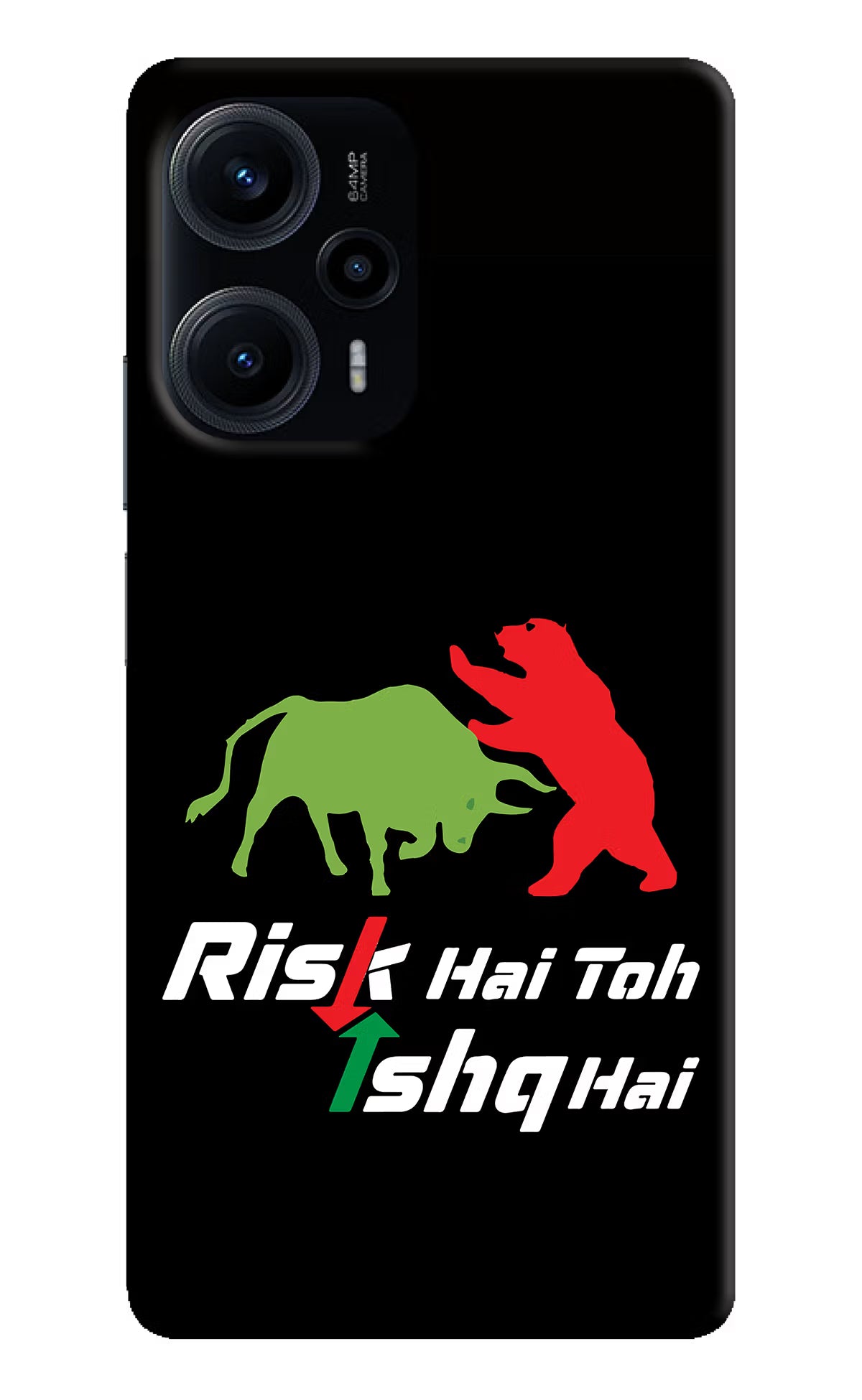 Risk Hai Toh Ishq Hai Poco F5 5G Hard Case Back Cover by Casekaro