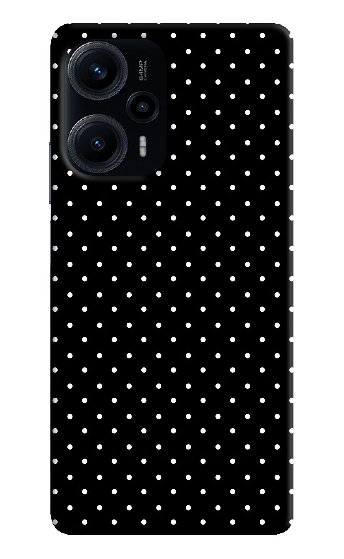 White Dots Poco F5 5G Hard Case Back Cover by Casekaro