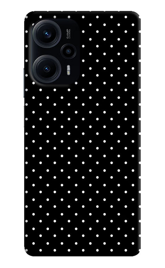 White Dots Poco F5 5G Hard Case Back Cover by Casekaro