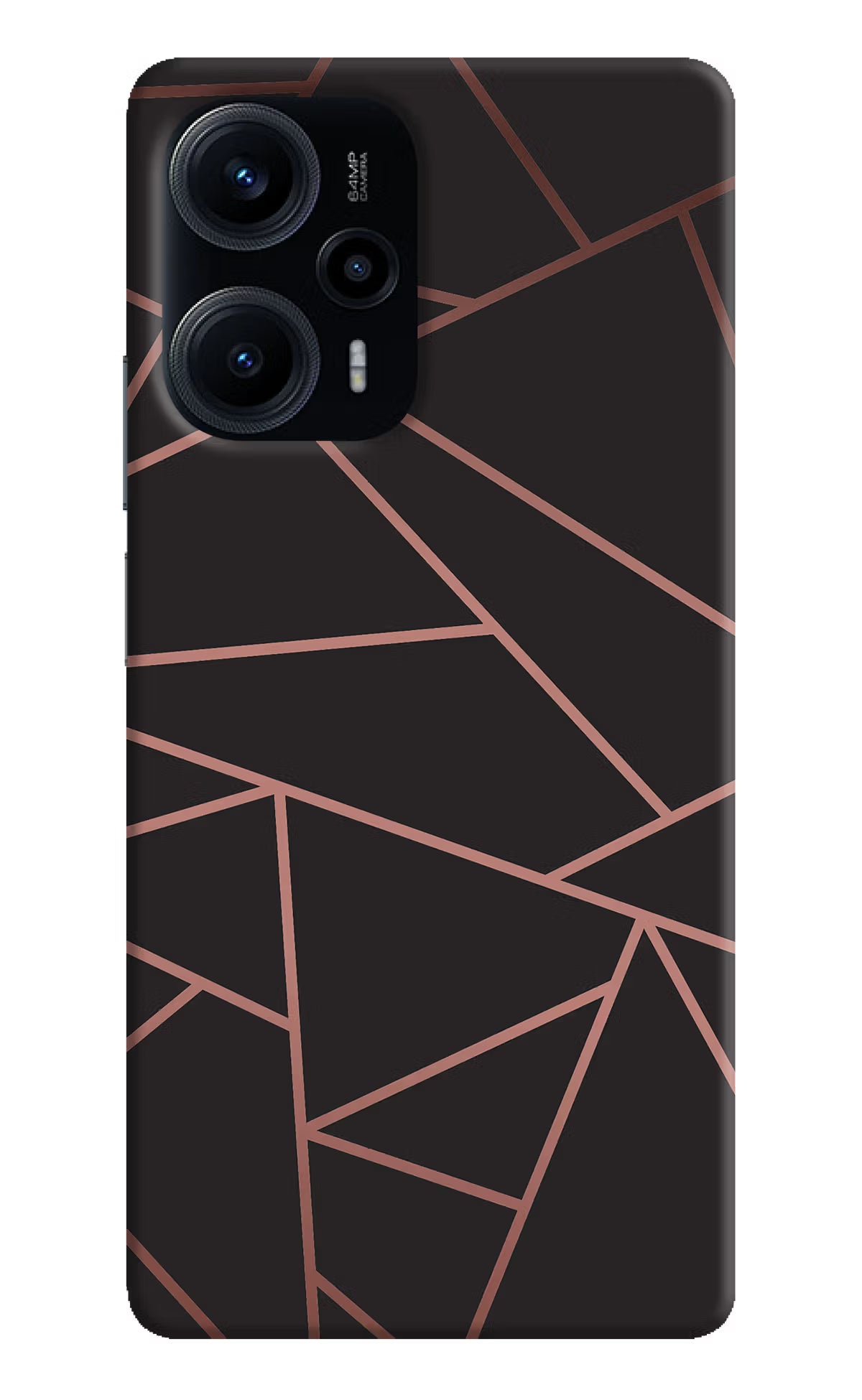 Geometric Pattern Poco F5 5G Hard Case Back Cover by Casekaro