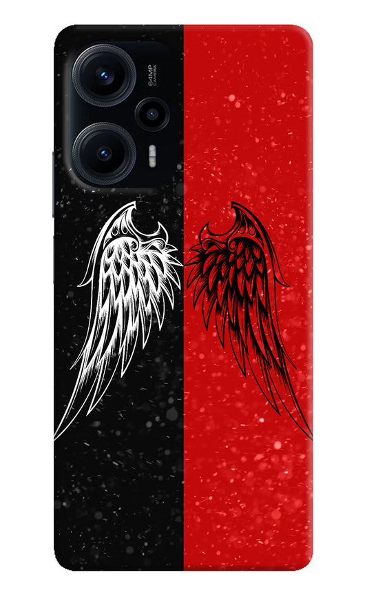 Wings Poco F5 5G Hard Case Back Cover by Casekaro