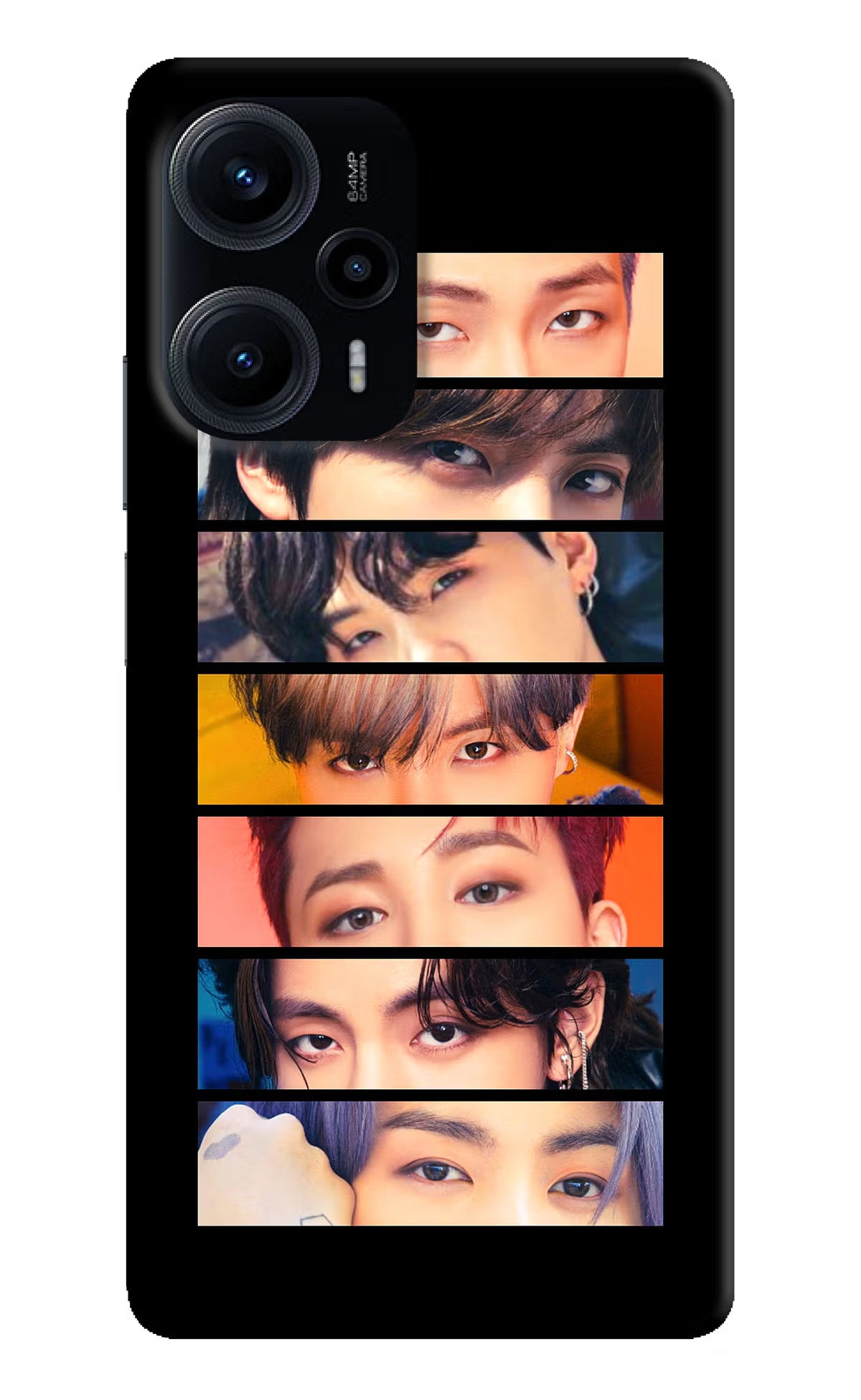 BTS Eyes Poco F5 5G Hard Case Back Cover by Casekaro