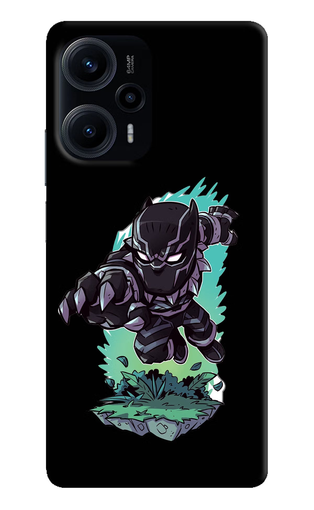 Black Panther Poco F5 5G Hard Case Back Cover by Casekaro