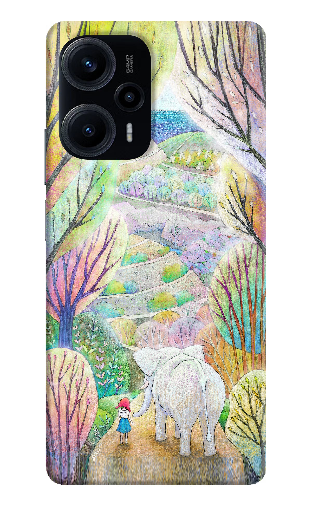 Nature Painting Poco F5 5G Hard Case Back Cover by Casekaro