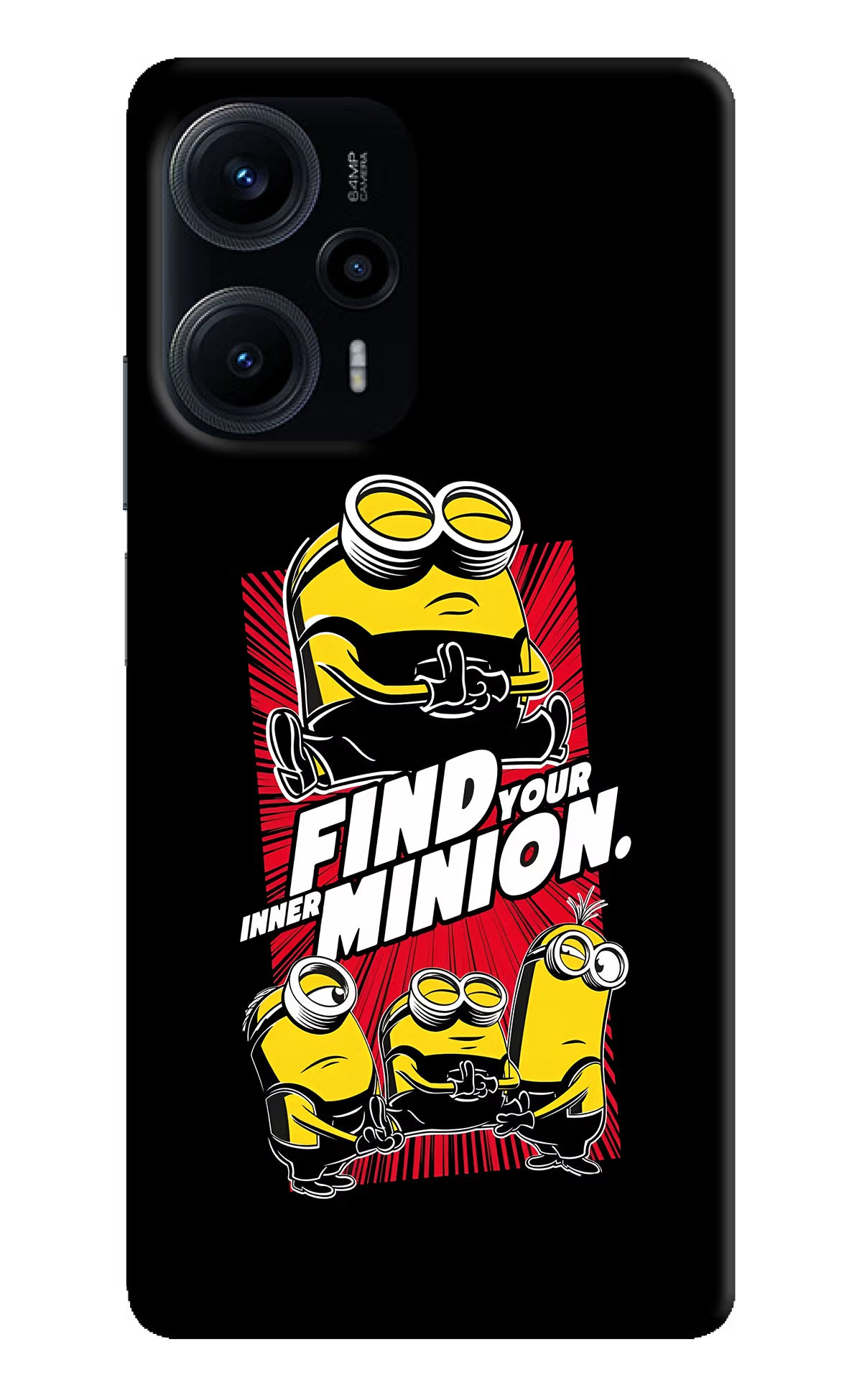 Find your inner Minion Poco F5 5G Hard Case Back Cover by Casekaro