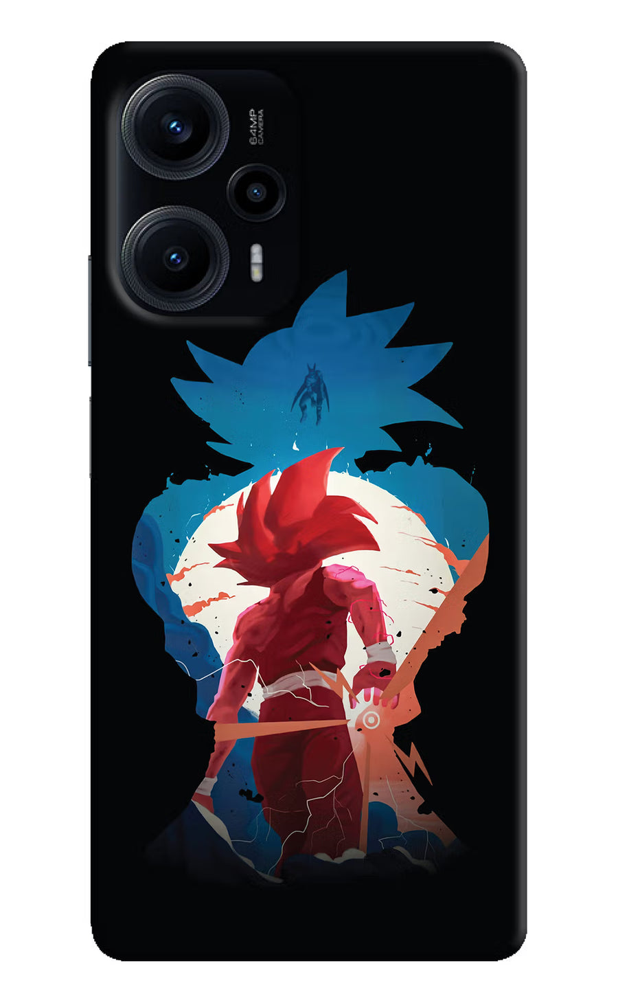 Goku Poco F5 5G Back Cover, Hard case